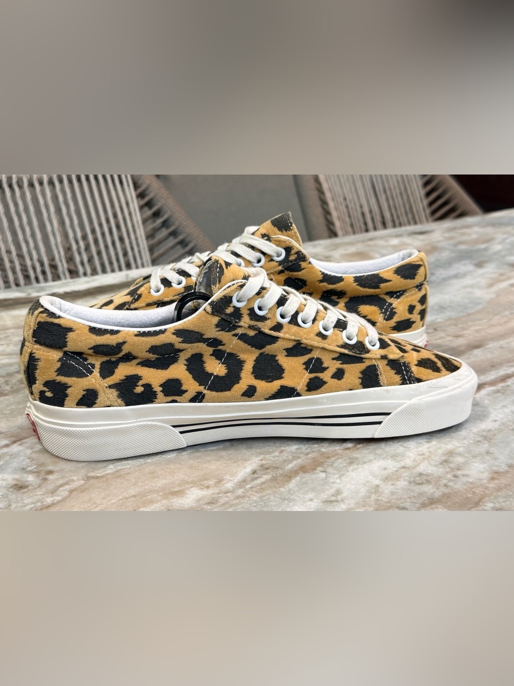 VANS Sid DX Anaheim Factory- leopard print sneakers- Size women’s 10/mens 8.5 - Picture 6 of 11